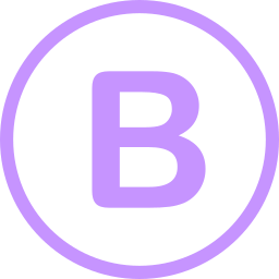 letter b icoon