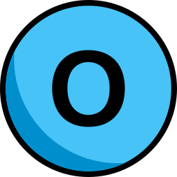 文字o icon