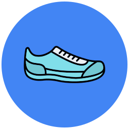 scarpe sportive icona