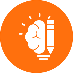 Creative brain icon