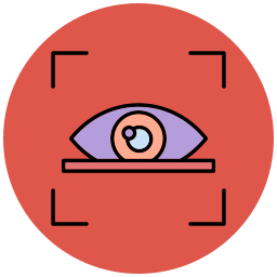 scanner oculaire Icône