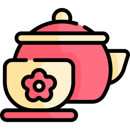 juego de té icono
