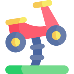 federschwingendes motorrad icon