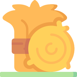 Hay bale icon