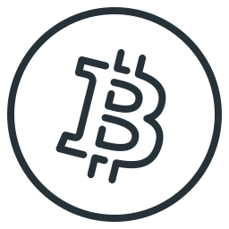 bitcoin-teken icoon