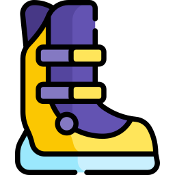 botas de esqui Ícone
