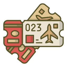 Boarding pass icon