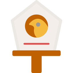 Bird house icon