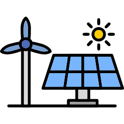 energia solar Ícone