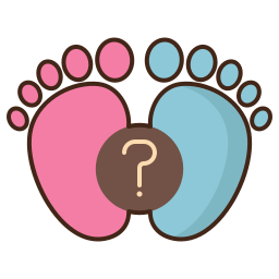 Gender reveal icon