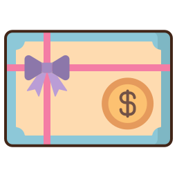 Gift voucher icon