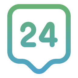 24 Hours Support icon