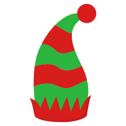 Christmas cap icon