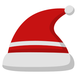 cappello natalizio icona