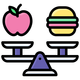 Balanced diet icon