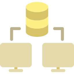 base de données distribuée Icône