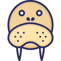 Sea cow icon