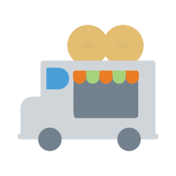 camión de sushi icono