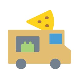 pizza vrachtwagen icoon