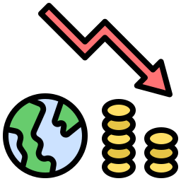 recessione icona