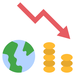 Recessão Ícone