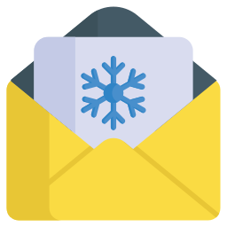 Christmas card icon