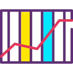 Line chart icon