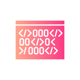 Binary code icon