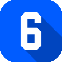 Number 6 icon