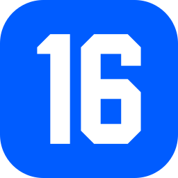 Number 16 icon