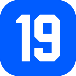 numero 19 Ícone