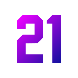 numer 21 ikona