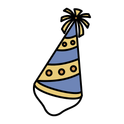 Праздничная шляпа иконка