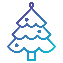 Árbol de navidad icono