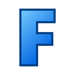 lettera f icona