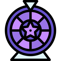 Ruleta de la fortuna icono