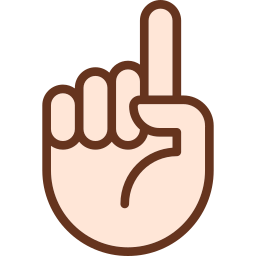 Index finger icon