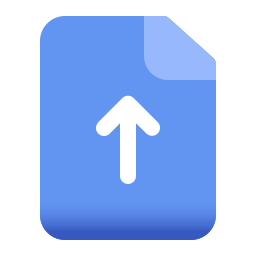 ファイルをアップロードする icon