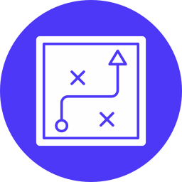 stratégie d'entreprise Icône