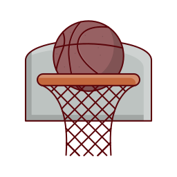 basketbal hoepel icoon