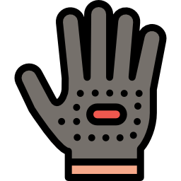 kabelgebundene handschuhe icon