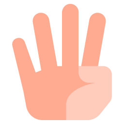 vier finger icon