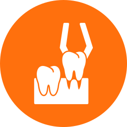 Tooth extraction icon