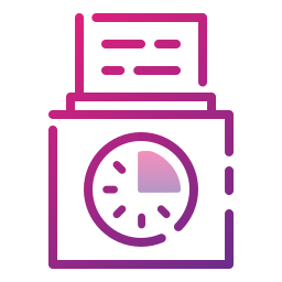 Time recorder icon