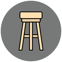 tabouret Icône