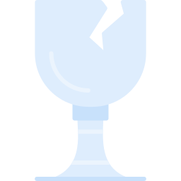 vidrio roto icono