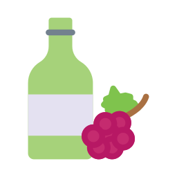 Виноградное вино иконка