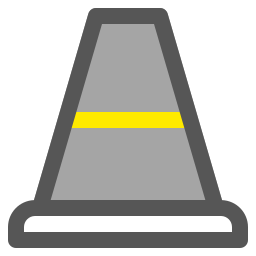 cône de signalisation Icône