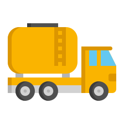 camión cisterna icono