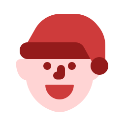 Santa elf icon